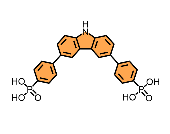 ((9H-carbazole-3,6-diyl)bis(4,1-phenylene))bis(phosphonic acid)