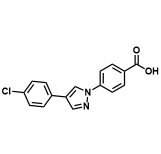 4-[4-(4-氯苯基)-1H-吡唑-1-基]苯甲酸
