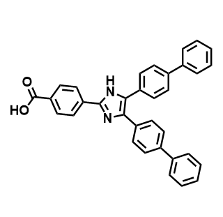 4-(4,5-二([1,1'-联苯]-4-基)-1H-咪唑-2-基)苯甲酸