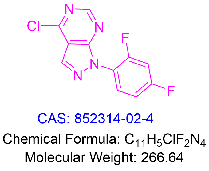 4-chloro-1-(2,4-difluorophenyl)-1H-pyrazolo[3,4-d]pyrimidine