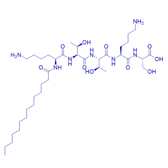 肉豆蔻酰五肽-4，Myristoyl Pentapepti，杭州固拓合成多肽物美价廉