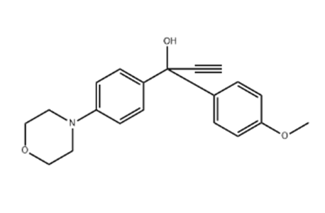 苯甲醇,Α-乙炔基-4-甲氧基-Α-[4-(4-吗啉基)苯基