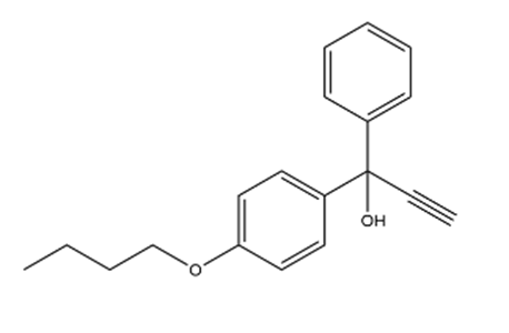 苯甲醇,4-丁氧基-α-乙炔-α-苯基