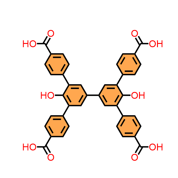 5',5''-双(4-羧基苯基)-4'',6'-二羟基-[1,1':3',1'':3'',1'''-四苯基]-4,4'''-二羧酸