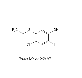 三氟乙基硫醚中间体