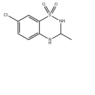 7-氯-3-甲基-3,4-二氢-2H-1,2,4-苯并噻二嗪 1,1-二氧化物