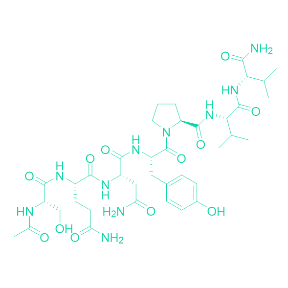 HIV-1蛋白酶底物多肽/121822-32-0/Ac-Ser-Gln-Asn-Tyr-Pro-Val-Val-NH2
