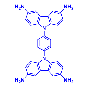 9,9'-(1,4-亚苯基)双(9H-咔唑-3,6-二胺)