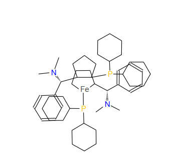 (RP,R′P)-1,1′-双(二环己基膦基)-2,2′-双[(S)-Α-(二甲氨基)苄基]二茂铁