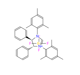 (4R,5R)-1,3-二(均三甲苯基)-4,5-二苯基-4,5-二氢-1H-咪唑-3-鎓 四氟硼酸盐