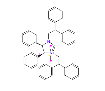 (4S,5S)-1,3-双(2,2-二苯基乙基)-4,5-二苯基-4,5-二氢-1H-咪唑-3-鎓 四氟硼酸盐