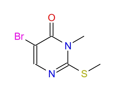 5-溴-3-甲基-2-(甲硫基)嘧啶-4(3H)-酮