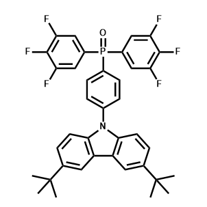 (4-(3,6-二叔丁基-9H-咔唑-9-基)苯基)双(3,4,5-三氟苯基)氧化膦