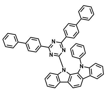 11-(4,6-二([1,1'-联苯]-4-基)-1,3,5-三嗪-2-基)-12-苯基-11,12-二氢吲哚并[2,3-a]咔唑