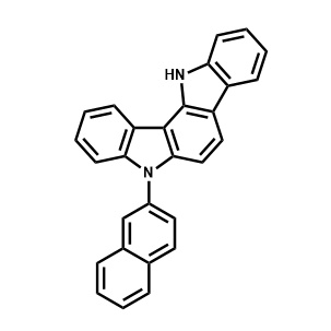 5-(萘-2-基)-5,12-二氢吲哚并[3,2-a]咔唑
