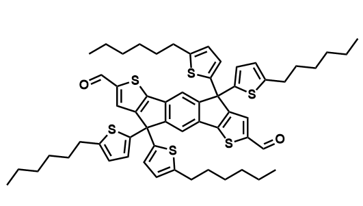 4,4,9,9-四(5-己基-2-噻吩基)-4,9-二氢-s-茚并[1,2-b:5,6-b′]二噻吩-2,7-甲醛