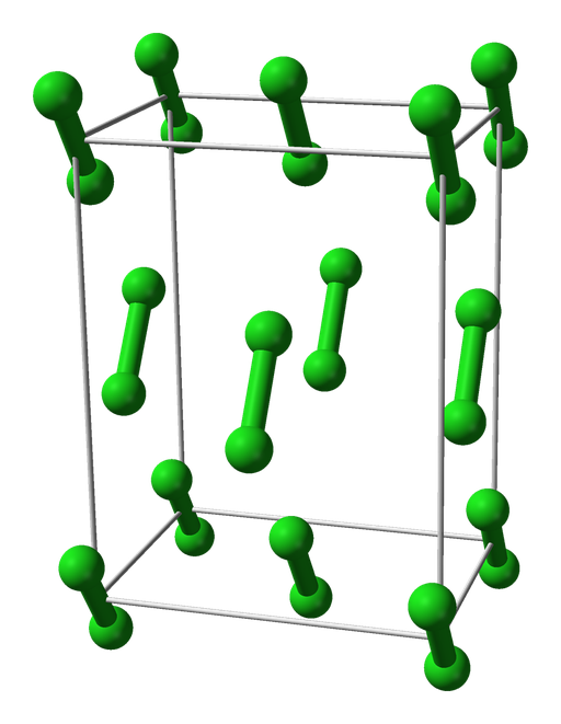 chlorine crystal structure