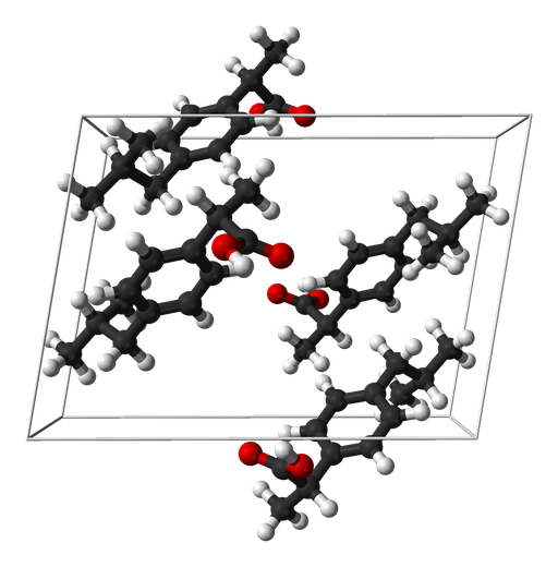 ibuprofen crystal structure