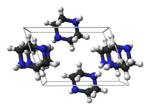 piperazine crystal structure