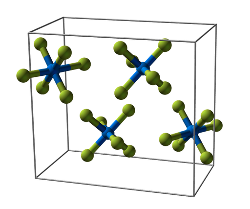 uranium-hexafluoride crystal structure
