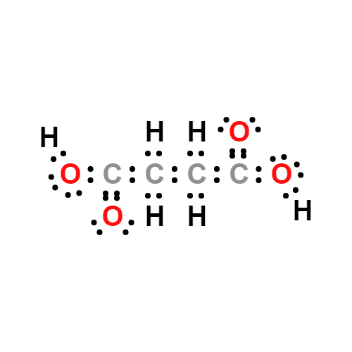 (coohch2)2 lewis structure
