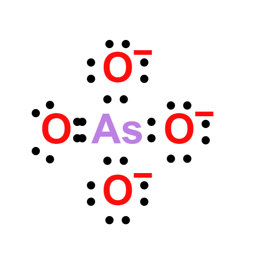 aso4-3 lewis structure