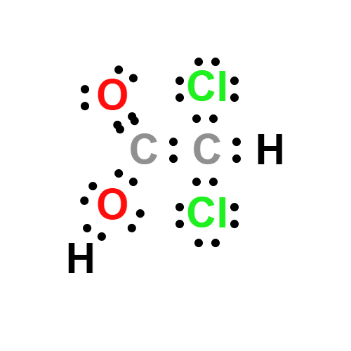 c2h2cl2o2 lewis structure