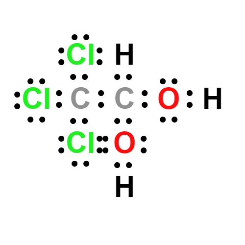 c2h3cl3o2 lewis structure