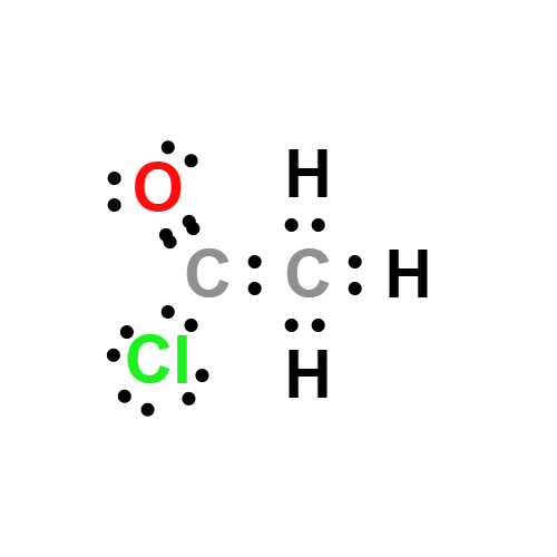 c2h3clo lewis structure