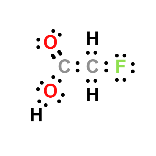 c2h3fo2 lewis structure