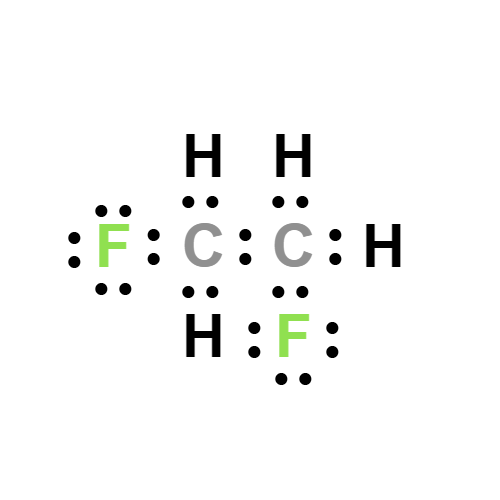 c2h4f2 lewis structure