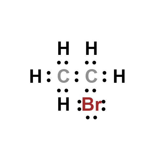 c2h5br lewis structure