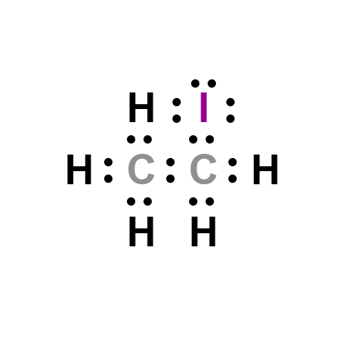 c2h5i lewis structure