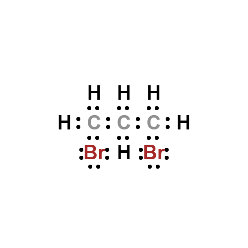 c3h6br2 lewis structure