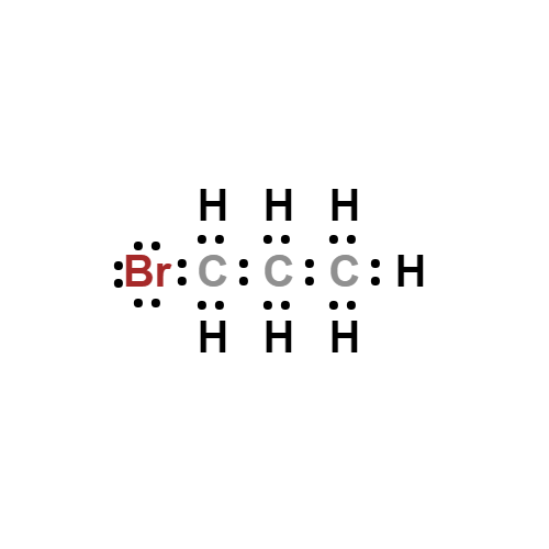 c3h7br lewis structure