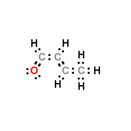 c4h6o lewis structure