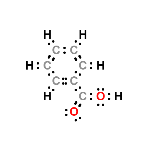 c7h6o2 lewis structure