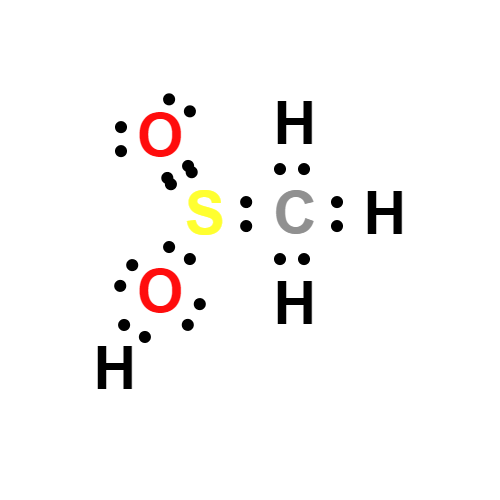 ch4o2s lewis structure
