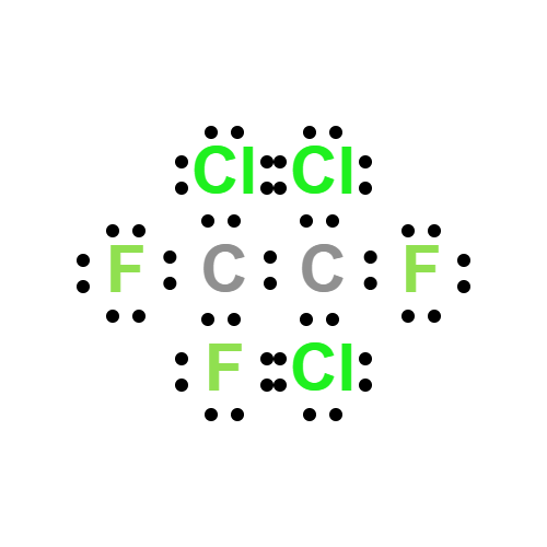 cl2fccclf2 lewis structure