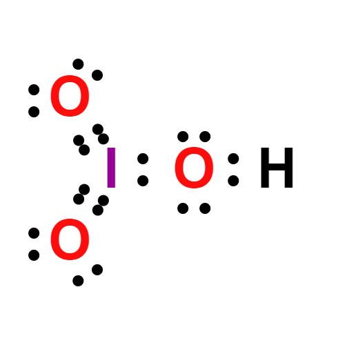 hio2 lewis structure