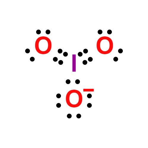 io3- lewis structure