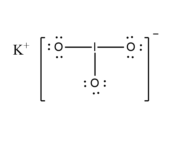 kio3 lewis structure