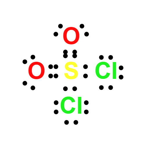 so2cl2 lewis structure